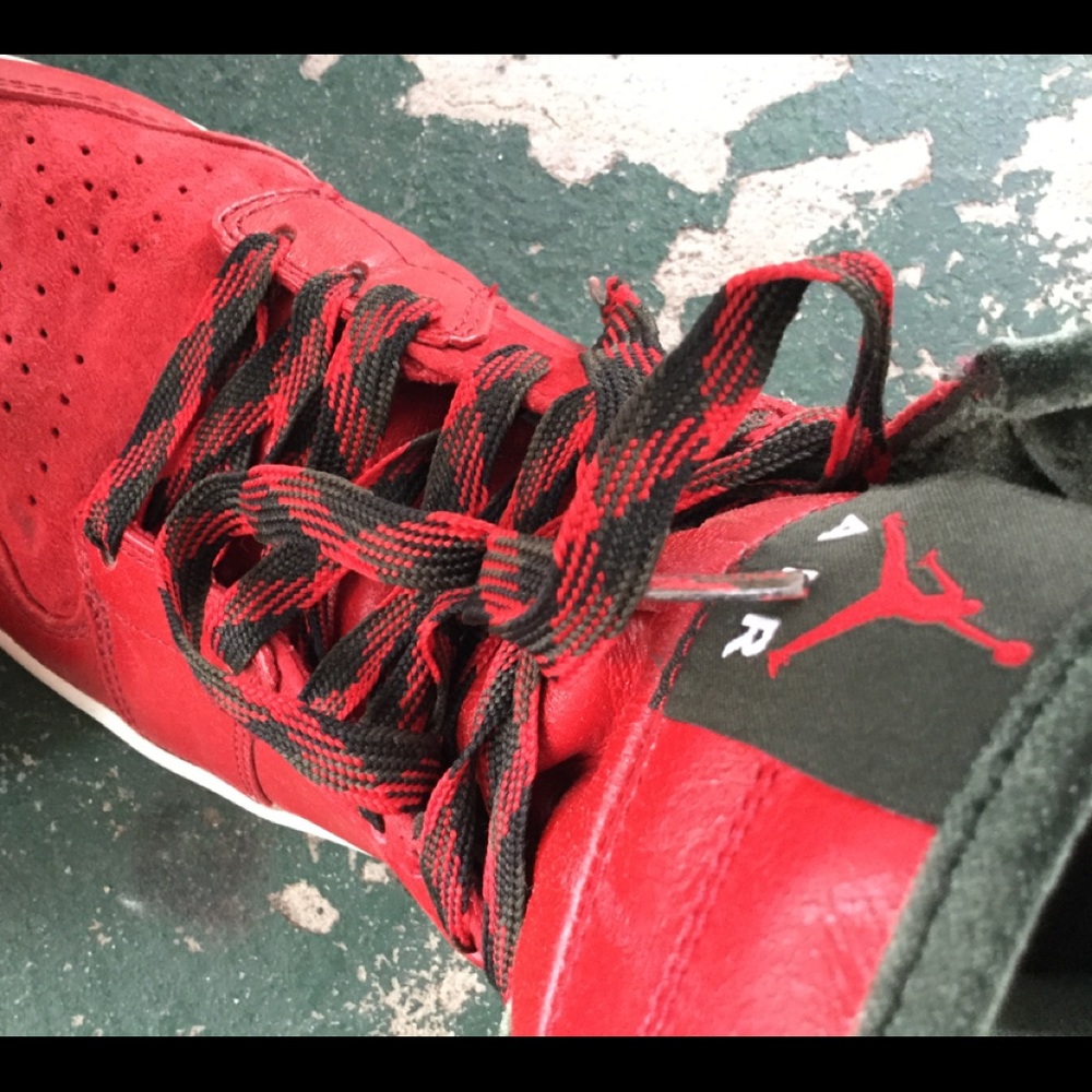 Air Jordan 1 Retro Hi Premier OG size 9 red/green - Picture 4 of 6